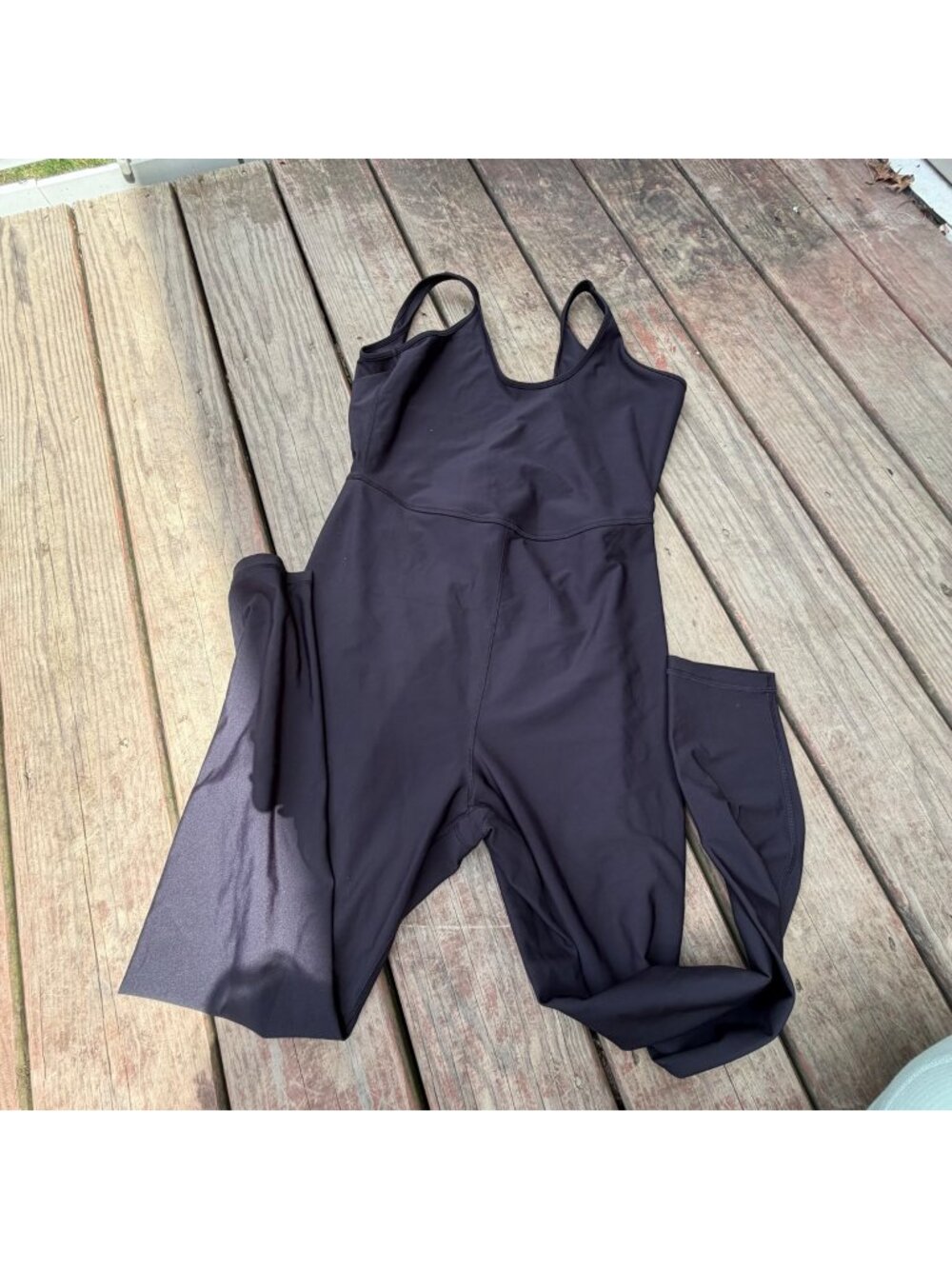 Full-Length Bodysuit With Straps - Womens Size L